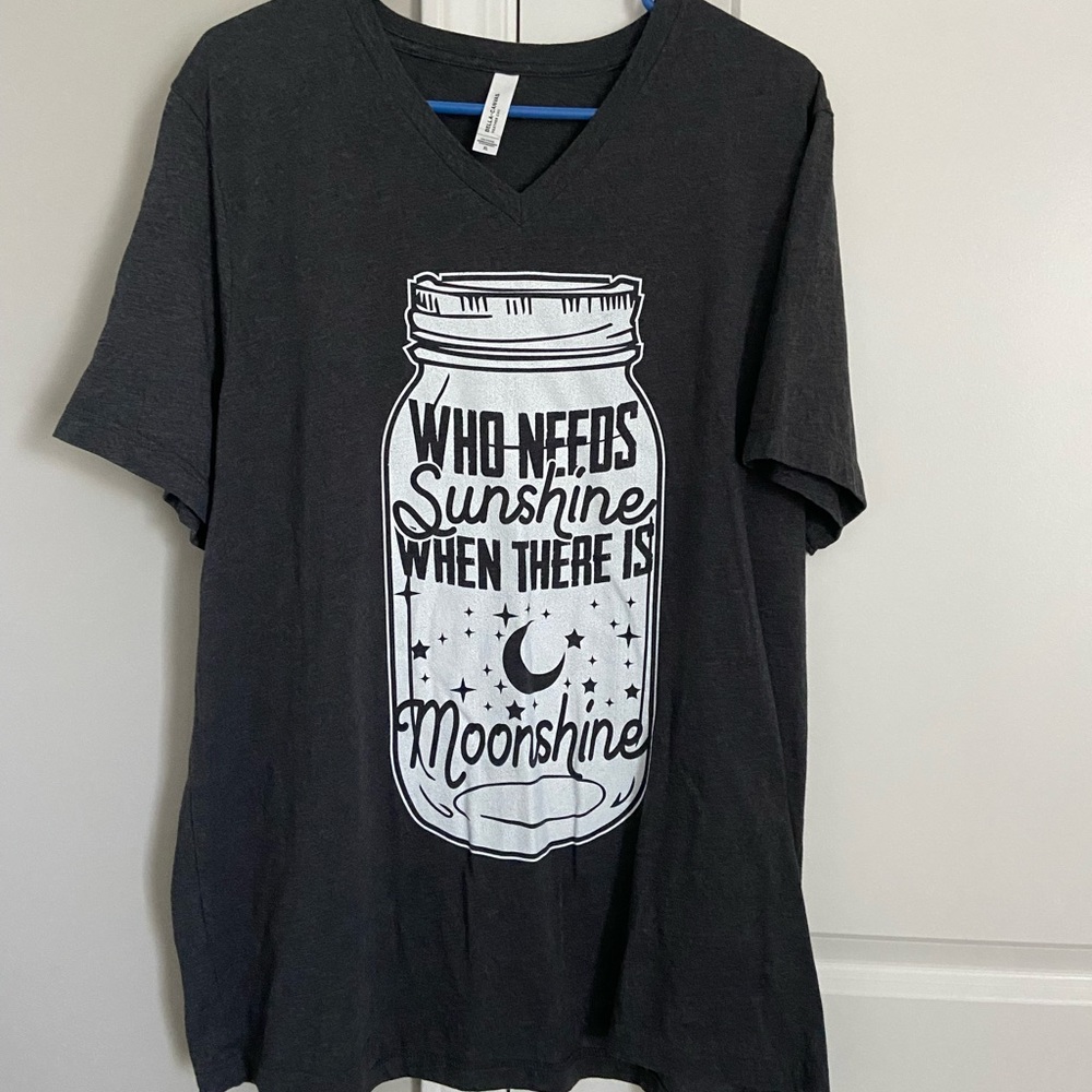 V-Neck Moonshine Tee Shirt